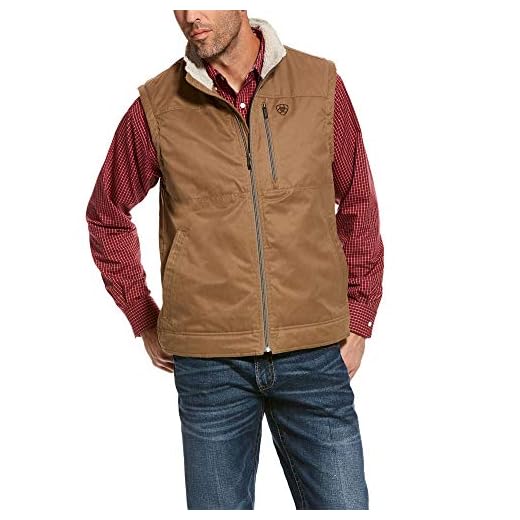 Ariat Male Grizzly Canvas Vest Cub X-Large