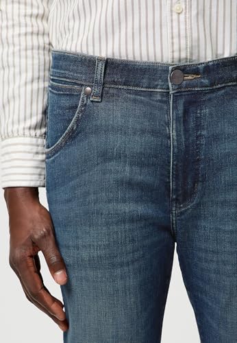 Wrangler - Jeans Herren - Slim Tapered Fit - Larston - Marine Tint – Ansicht 5