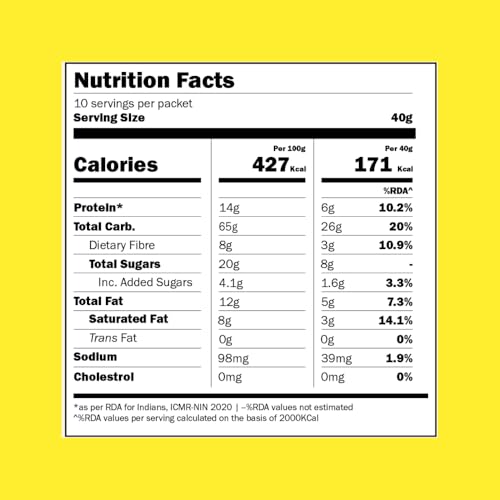 Image of Hapli Earth 6 Millet Muesli | Fruits, Seeds, Nuts & Peanut Butter | 14g Protein, High Fibre | Healthy Breakfast Cereal with Rolled Oats, 3 Seeds & Peanut Butter | No Palm Oil, No Preservatives | 250g