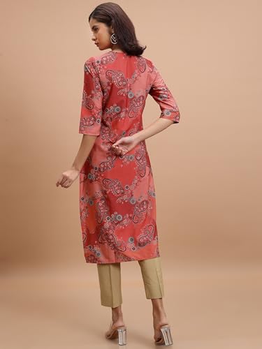Image of Ketch Women's Polyester Regular Fit Casual Kurta
