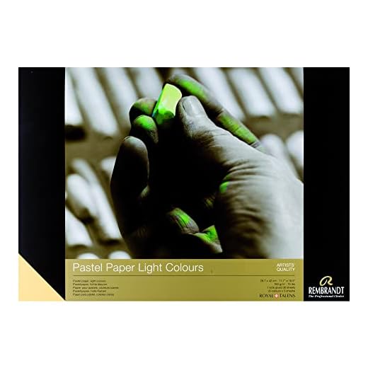 BLOC DE PAPEL PARA PASTEL REMBRANDT COLORES CLAROS A-3 29,7X42 CM 30 hojas