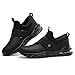 SPIEZ Waterproof Slip-Resistant Work Shoes for Men Women, Non-Slip Oil-Resistant Slip-On Sneakers for Kitchen, Hospital, Nurse, Chef, Food Service,Hombre Zapatos de Trabajo,US 4.5-13.5 Black