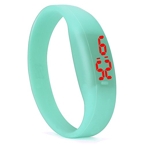 Dorical Moda digital LED reloj deportivo unisex banda de silicona relojes de pulsera hombres mujeres Reloj neutral Reloj deportivo Reloj neutral LED Cover