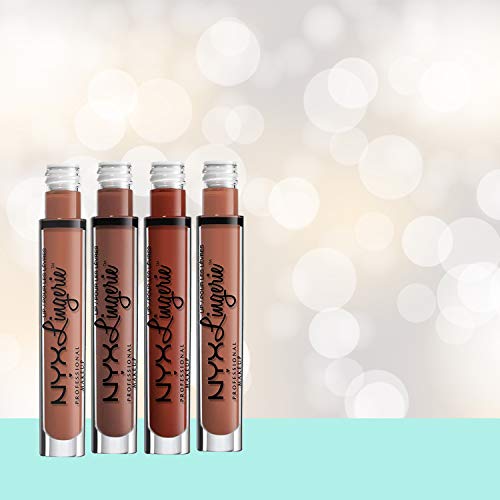 Nyx Professional Makeup Lip Lingerie Matte Liquid Lipstick - Exotic, Warm Mahogany Red #TOP3