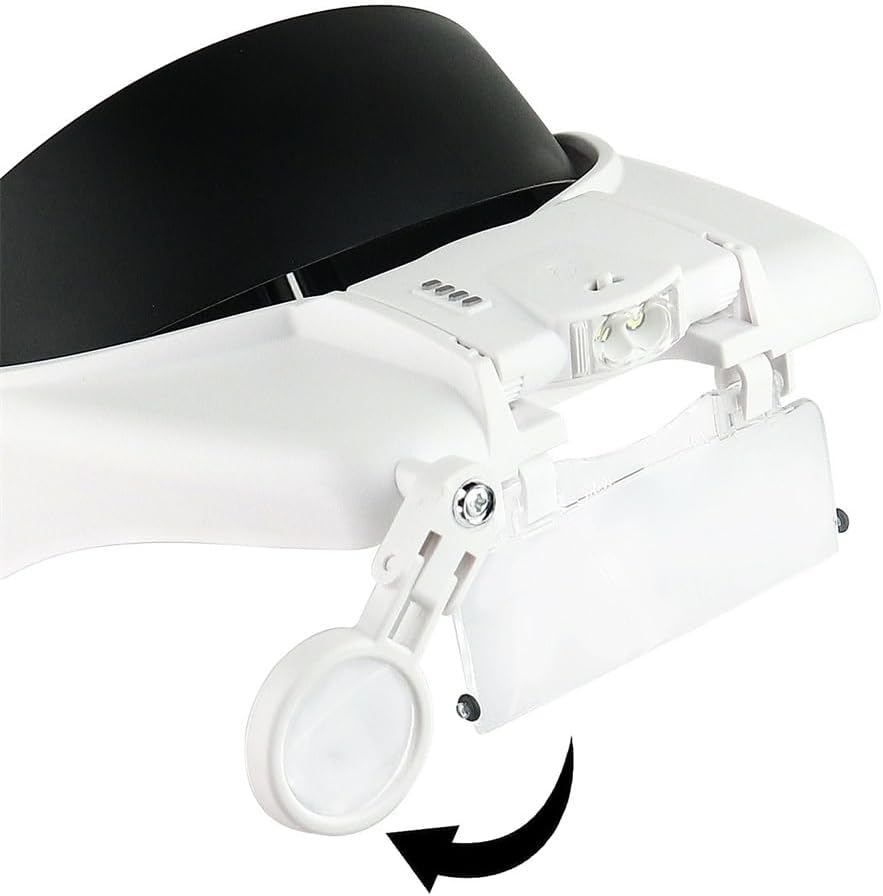 Mounted Magnifying Glass Multiple LED Lights Touch Switch Rechargeable Magnifying Glass