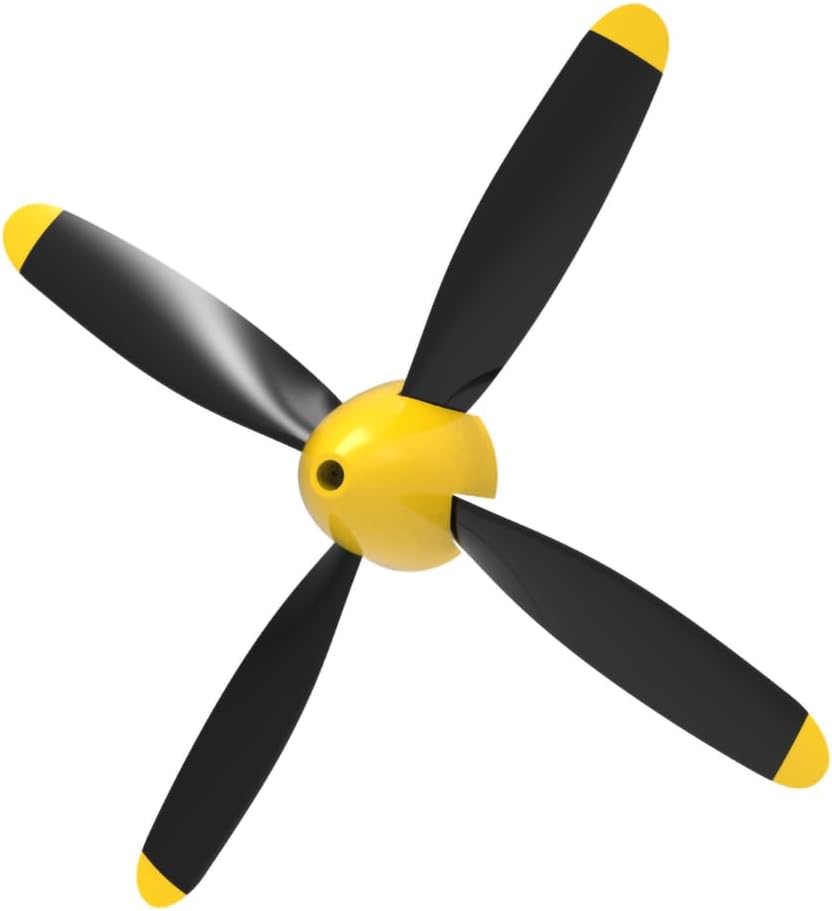 ANTSIR RC Plane Propellers Replacement for The Legend war Bird Series 400 4 Channel Hobby Remote Control Airplane - Set of 5 (Yellow)