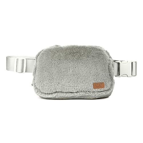Belt Bag - Faux Fur - Heather Grey
