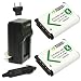 Wasabi Power NP-BX1 Battery (2-Pack) and Charger for Sony NP-BX1/M8, Cyber-Shot DSC-HX80, HX90V, HX95, HX99, HX350, RX1, RX1R II, RX100 (II/III/IV/V/VA/VI), FDR-X3000, HDR-AS50, AS300 and More