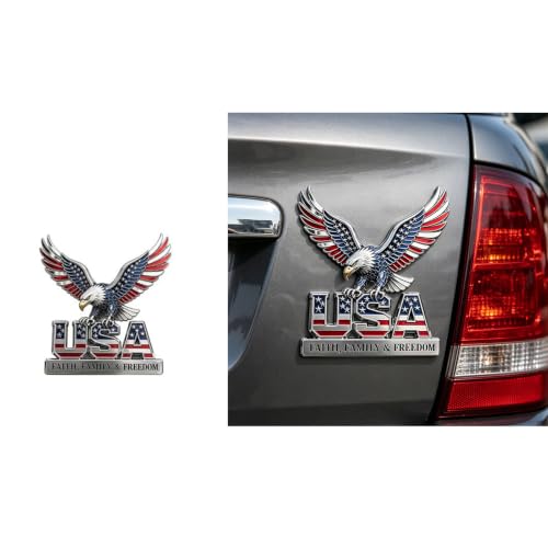 Emblema de metal resistente para sustituir insignias desgastadas con estilo rojo 3