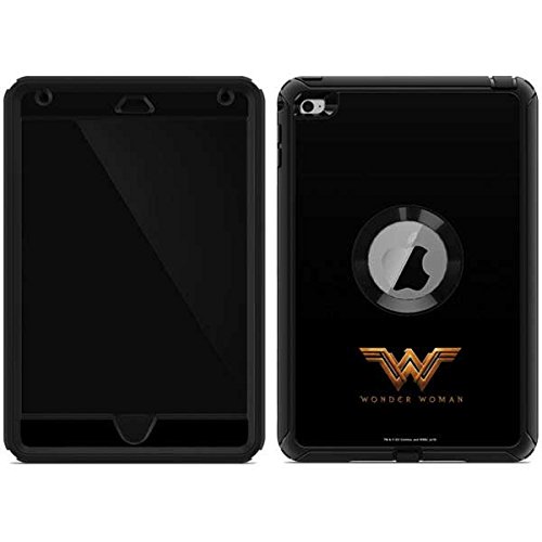 Skinit Decal Skin Compatible with OtterBox Defender iPad Mini 4 - Officially Licensed Warner Bros Wonder Woman Gold Logo Design