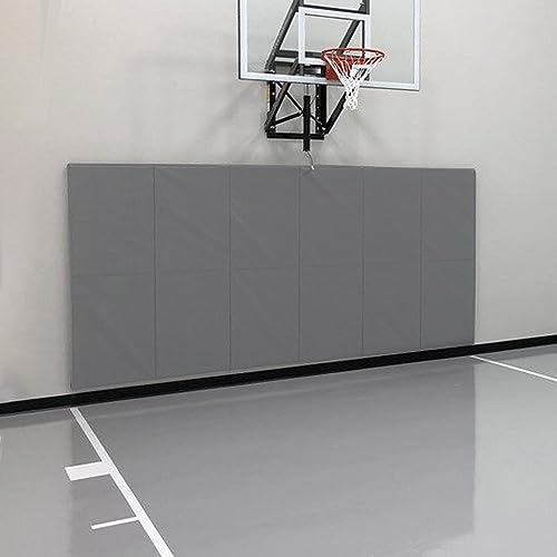 PROGOAL Gym Wall Paddings Basketball Court Wall Protection Pad - 2”Thick Foam Wall Mat Durable Protector for Wall-Mounted Basketball Hoops Garage Taekwondo?60