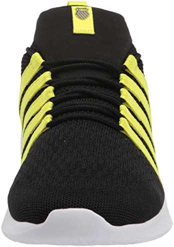 K-Swiss mens Sector Sneaker, Black/Optic Yellow/White, 9 US | Image 1