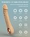 Upgraded Rabbit Ears Most Pleasure Set 10 Powerful Modes Adult Toys for Women Today 9 inch Tools Waterproof Quiet Travel Essentials (Flesh-Colored)