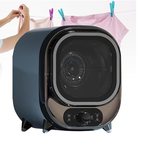Condenser Tumble Dryer 0.8kg Load Capacity - Portable Mini Spin Dryer for Wall Mount or Countertop - Small & Efficient 5kg Capacity