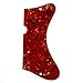(E72) Custom Guitar Pickguard for DANELECTRO U2,4Ply Tortoise Red