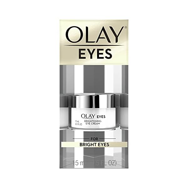 Olay Vitamin C Brightening Eye Cream to Help Reduce Dark Circles, Brightening Cream, 0.5 Fl Oz