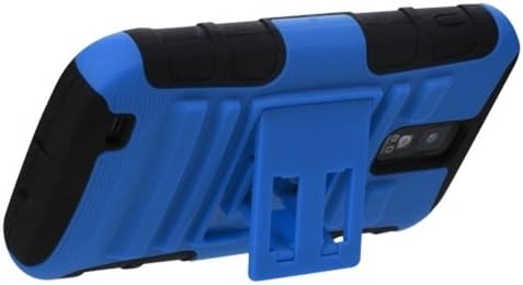 MYBAT ASAMT989HPCSAAS005NP Advanced Armor Rugged Durable Hybrid Case with Kickstand for Samsung Galaxy S II/SGH-T989-1 Pack - Retail Packaging - Dark Blue/Black