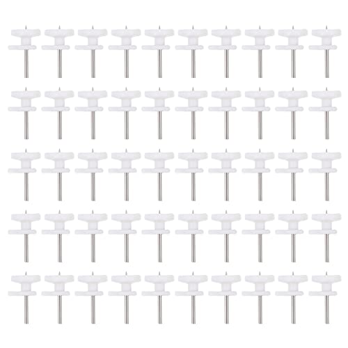 Image of Cabilock Photo Frame Hooks Mini White Traceless Wall Hanging Nails Picture Hangers Hanger Accessories for Oil Paintings and Home Decor