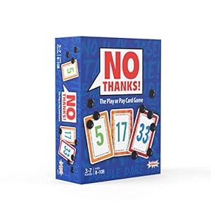 No Thanks! Classic Strategy Card Game for Parties and Family Game Night– Ages 8+, 3-7 Players