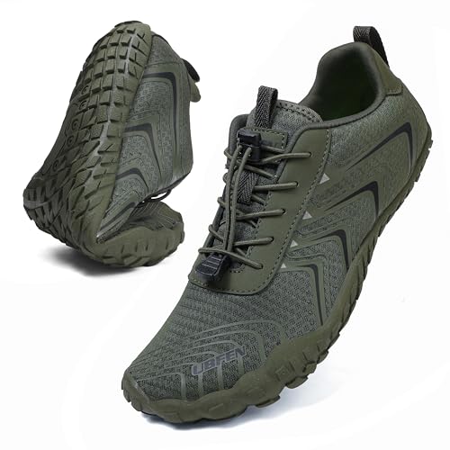 Image of UBFEN Water Shoes for Men Women Quick Dry Swim Aqua Socks | Lightweight Barefoot-style Fit, Rubber Sole, Hiking, Fishing, Kayaking, Beach, Pool, Boating, Diving And Water-to-land Wear