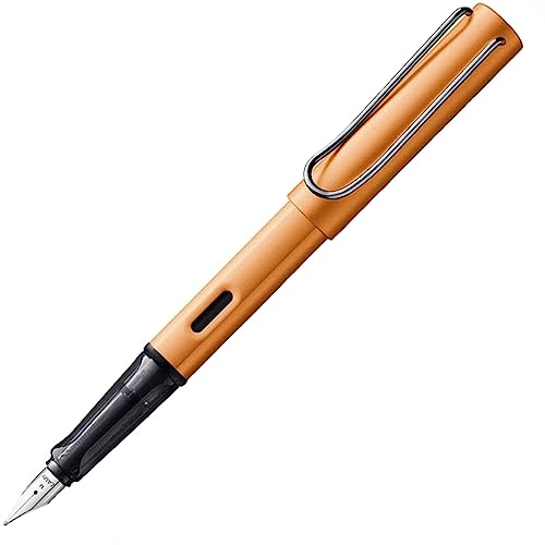 LAMY AL-Star Bronze Fountain Pen - Extra Fine Nib with Blue Ink (L027EF)
