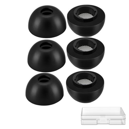 Rhinenet Almohadillas de espuma viscoelástica para Galaxy Buds 3 Pro, aislamiento de ruido premium, almohadillas de espuma de repuesto para Galaxy Buds 3 Pro SM-R630, caben en estuche de carga, 3