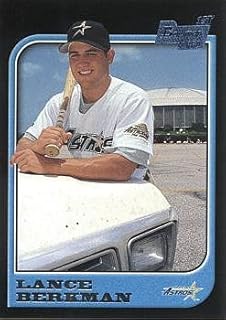 1997 Bowman Baseball #438 Lance Berkman Rookie Card