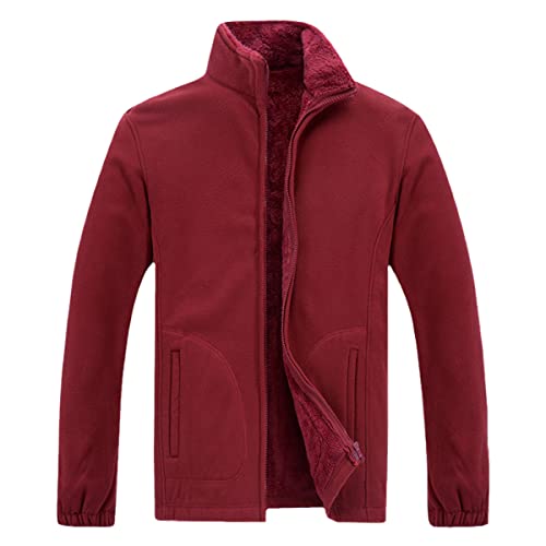 Veste d'hiver pour hommes en polaire contre le vent et le froid