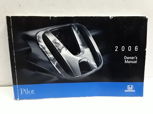 2006 Honda Pilot Owners Manual