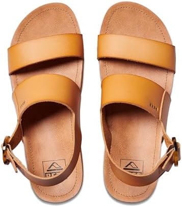 Reef Women's Vista Hi Buckle Sandal, Natural, 10 | Image 1