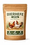 HÜHNER Land Kycklingjäst öljäst för kyckling & fjäderfä, 1,5 kg, fodertillsats med B-vitaminer, mineraler, spårämnen och aminosyror, utan tillsatser