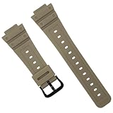 Compatible con correas Casio G-shock GA-2100, serie GA-2110 Quickfit, correa de repuesto de resina suave para reloj GA2100/GA2110 (Kahki)
