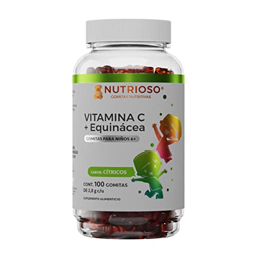 Nutrioso Vitamina C + Equinácea para niños -100 Gomitas, 280 g