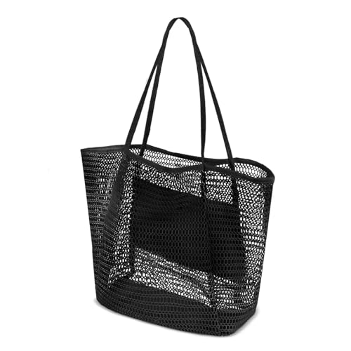 Lightweight Large Capacity Beach Bag for Men and Women - Versatile Travel Tote for Swimming, Pool, and Shopping