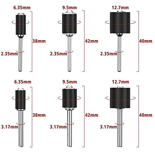 307Pcs Sanding Drum Mandrel Kit, Vogueing Tool Big Sanding Band for Dremel Accessories Rotary Tools Nail Drill Bits - Image 3