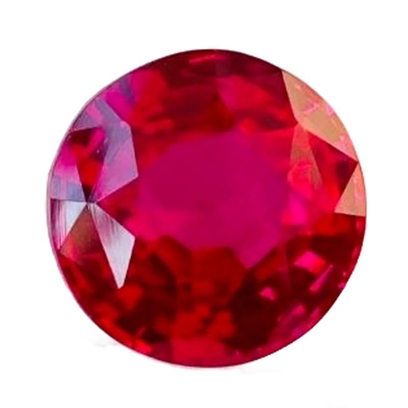 Saphir rose gemme ronde 12mm bricolage fabrication bijoux bague collier