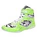 WJFGGXHK Herren Wrestling-Schuhe Der Frauen, Hohe Traktion Gewichtheben-Schuhe Dauerhaft rutschfeste Boxstiefel Für Wrestler,Grün,44 EU