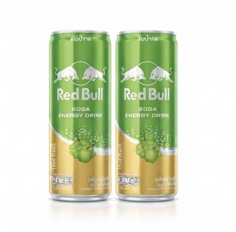 Red Bull Soda Energy Drink, Apple & Grape Flavour, By febora, Pack of 2, 250ml Each-image-29