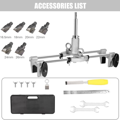Otwornica do cięcia drewna i metalu, grubość 35-100 mm, głębokość 130 mm, długość 430 mm, niezbędne narzędzie dla wykonawców i projektów DIY