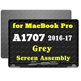 MVCTOYH A1707 Screen Replacement for MacBook Pro A1707 Full LCD Screen Display Assembly Late 2016 Mid 2017 EMC 3072 3162 661-08030 661-06375 (Space Gray)