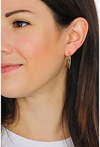 Pendientes P D Paola Vanilla AR01-306-U baño oro