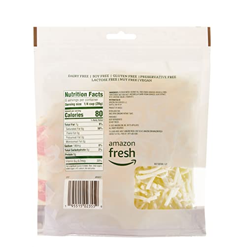 Fresh Brand - Plant-Based Shredded Mozzarella Cheese, 8 Oz #TOP1