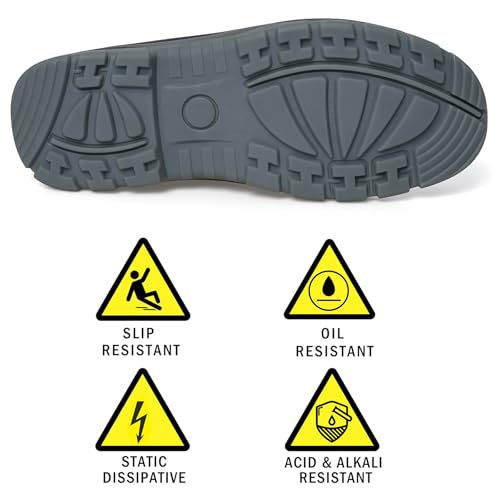Men's Slip On Work boots for Men, Soft/Composite Toe Slip Resistant Waterproof Puncture-proof Mens Work Boots4