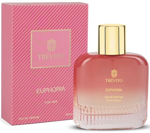 TREVITO Euphoria Eau de Parfum for Women 100ml | Premium Skin Fri...