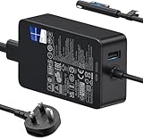 Surface Pro Charger,65W Surface Charger Compatible with microsoft Surface Pro 3/4/5/6/7/8/9/10/11/X and Surface Laptop 1/2/3/4/5/6/7 and Surface Book 1/2/3 Surface Go 1/2/3 Tablet