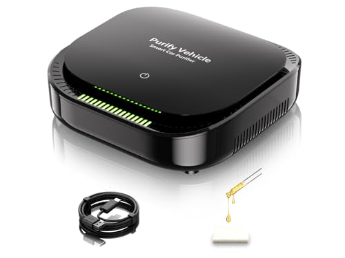 HEPA Air Purifiers For Car,True H13 HEPA Fliter Air Purifier For Smoke,Dust,Pet Odors and VOCs,99.9% Removal to 0.1Microns - Car Hepa Air Purifier For Traveling