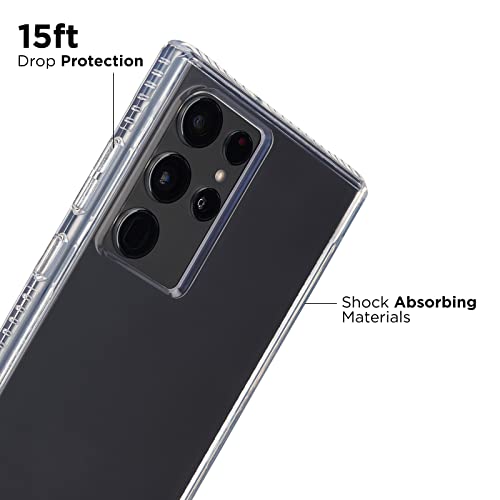 Coque Samsung S22 Ultra antichoc protection 4,6m Case-Mate Tough Series transparente