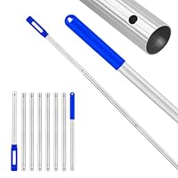 Asaiy Pool Teleskopstange für Pools & Whirlpools, Ausziehbar von 74 bis 300 cm, Aluminium 8-teilige Ausziehstange für Poolreinigung – Kompatibel mit Kescher, Skimmernetz, Poolbürste & Bodensauger