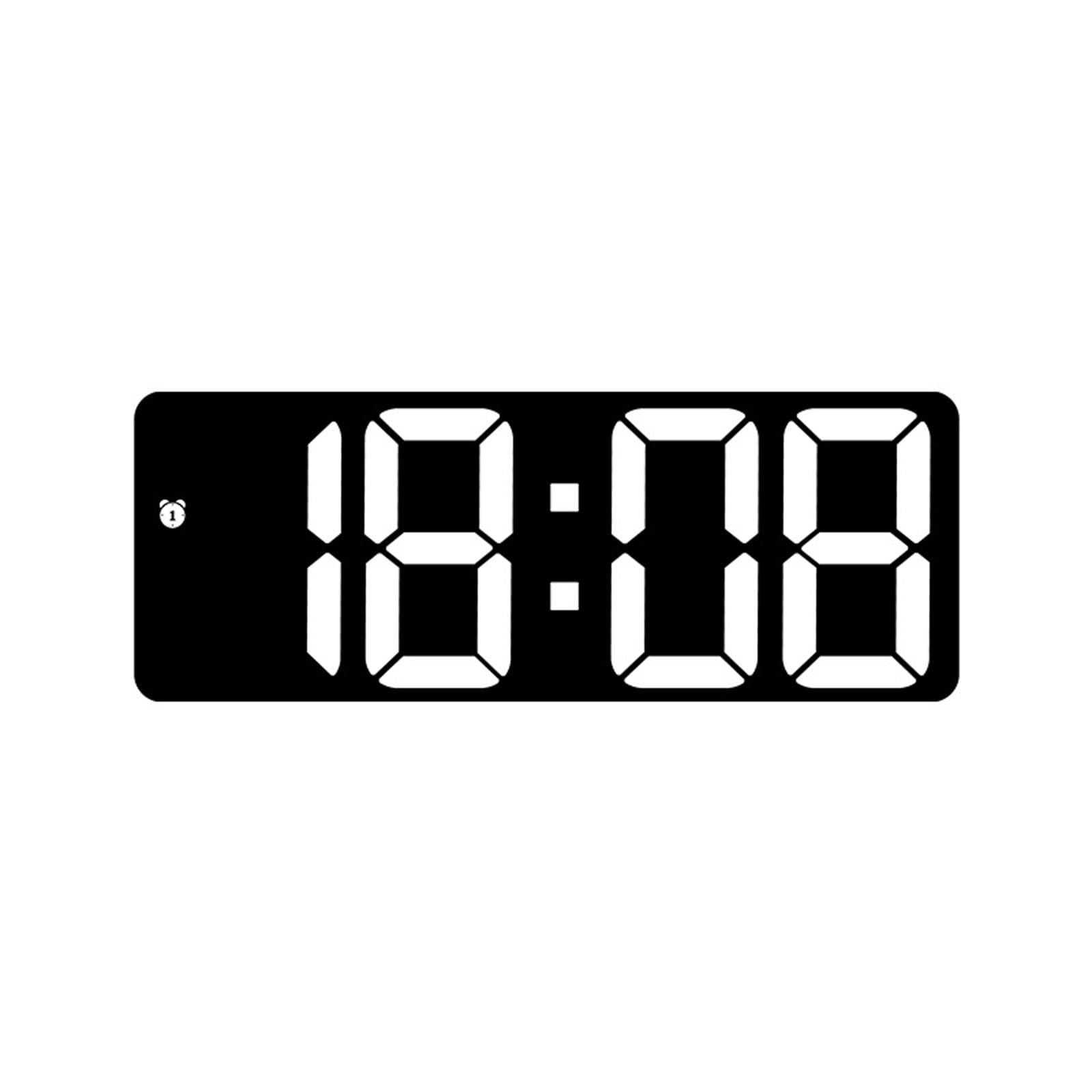 CNDsdrDT alarm clock, 3 Adjustable Brightness, Voice Control With Temperature, Snooze, Date
