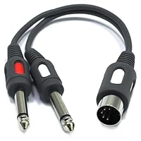 PremiumCord Cavo Adattatore Jack, Lunghezza 2 m, da Spina Jack 3,5 mm a Spina Jack 2,5 mm, Cavo Adattatore Audio per Cuffie Aux, Schermato, Colore Nero